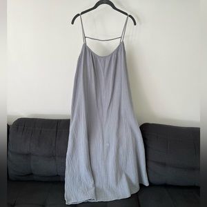 Cotton midi dress